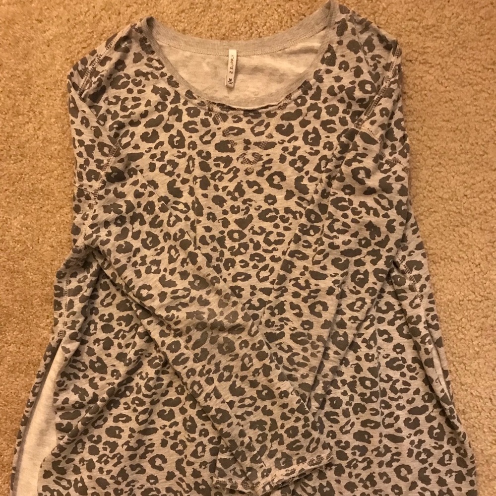 Gray Cheetah Sweatshirt